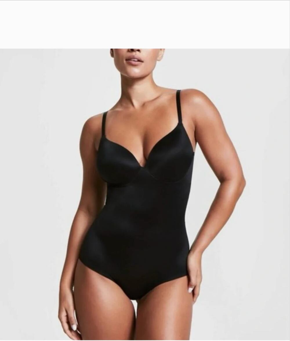 ASSETS by SPANX Flawless Finish Shaping Micro Low Back Bodysuit Shapewear XL